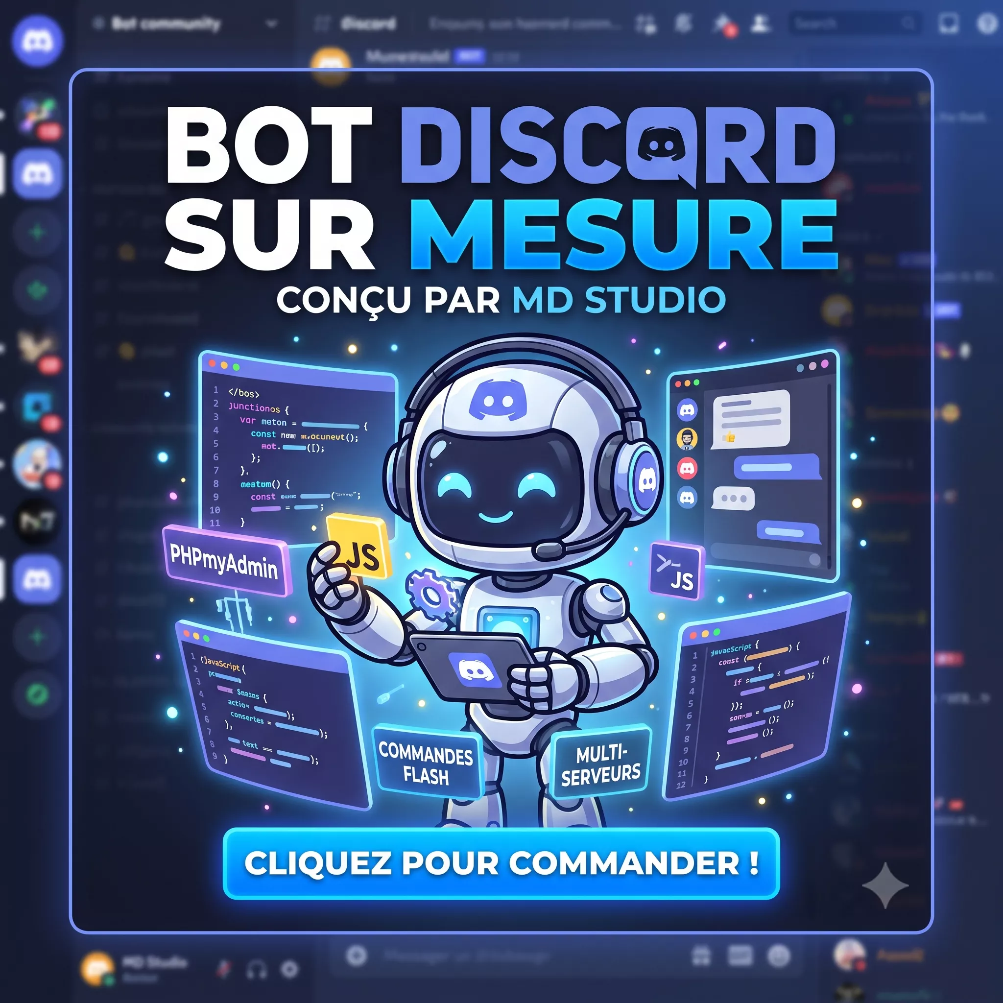 🚀 Création de votre Bot Discord sur mesure par MD Studio